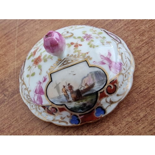 Decorative Dresden Trembleuse Cup & Saucer Set / Chocolate Cup; Lidded ...