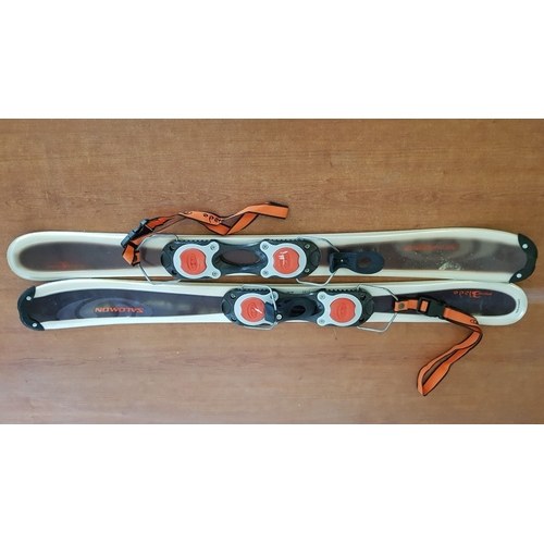 mini ski snowblade salomon Snowfeet* 99 cm | Skiblades | Snowblades Skiboards Short Skis SKIBOARDS These short mini skis are the greatest fun you can possibly have on a mountain as a skier Slide 123 Mini Skis with