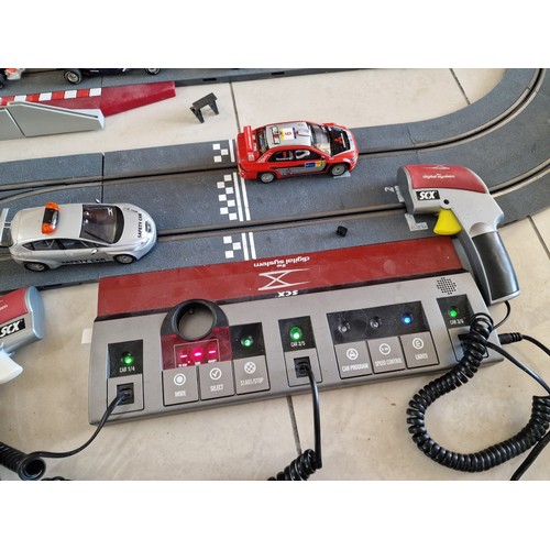 Large Qty of Scalextric; 'SCX' 1:32 Scale Racing System Box Set with ...