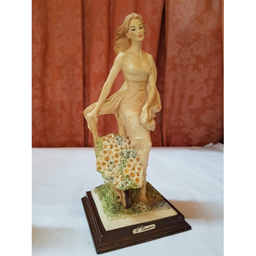 3 elegant signed Italian female figures from A.D.L. by Vittorio