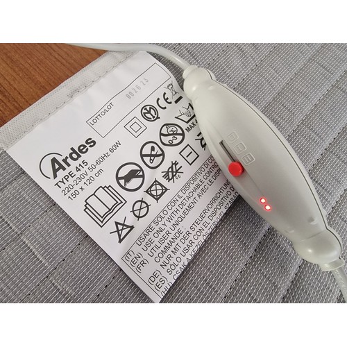 161 - 'Ardes' Electric Blanket, (Approx. 150 x 120cm), Looks Unused, Basic Test and Working