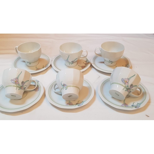 690 - Thomas 'Festival Montreux', Germany, Incomplete Porcelain Dinner Service: Tureen, Lidded Sugar Bowl,... 