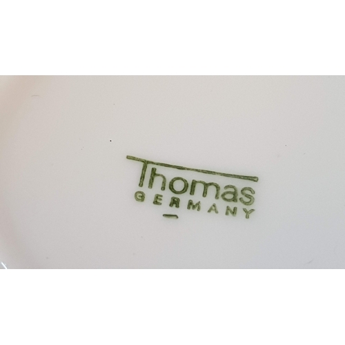 690 - Thomas 'Festival Montreux', Germany, Incomplete Porcelain Dinner Service: Tureen, Lidded Sugar Bowl,... 