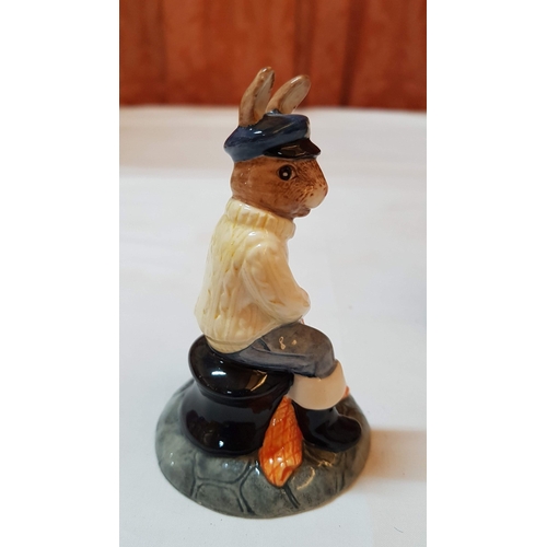 438 - Vintage 2x Royal Doulton Bunnykins Porcelain Figurines; 'Shopper Bunnykins' DB233, Approx. H: 11.5cm... 