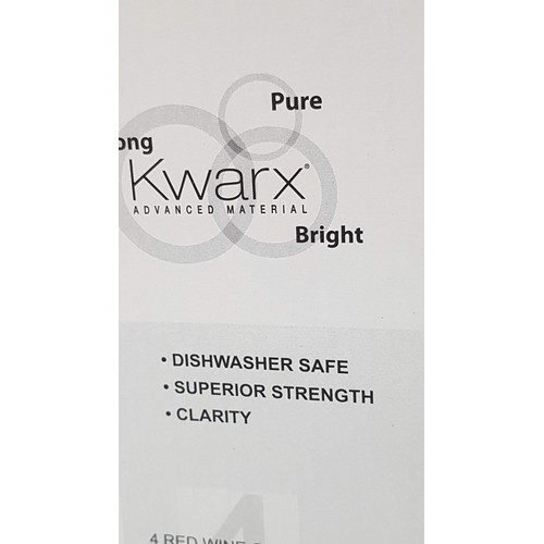 436 - Royal Worcester 'Grand Chateau' 2 x Sets of Modern Red Wine Glasses (Each Set 4 Pcs), in Original Bo... 