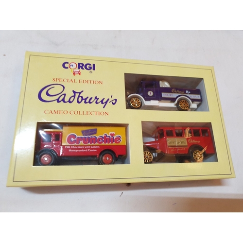 16 - 2 boxed Corgi Special Edition,  ‘Cadbury’s Cameo Collection’ commercial vehicles, 2 Corgi ‘Whitbread... 