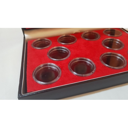 172 - 2x Coin Presentation Boxes (Protect/Display/Storage), 1x Box for 10x Capsules (Capsules Not Inc.) an... 