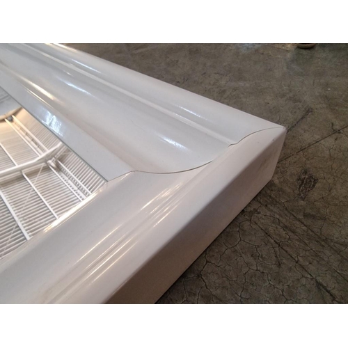 216 - Large Rectangular Wall Mirror with Thick White Colour Frame; IKEA 'Hemnes', (Approx. 74 x 165cm)