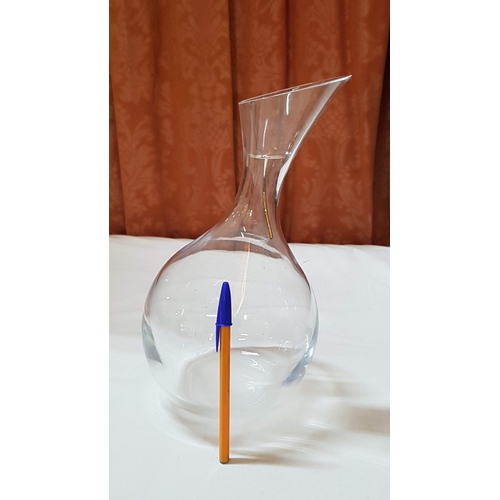 168 - L'Atelier du Vin - Carafe Cantatrice - Glass Decanter, Together Stylish Modern Wien Set. (2)