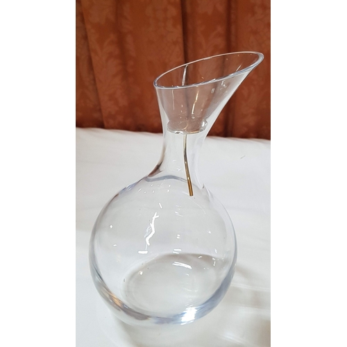168 - L'Atelier du Vin - Carafe Cantatrice - Glass Decanter, Together Stylish Modern Wien Set. (2)