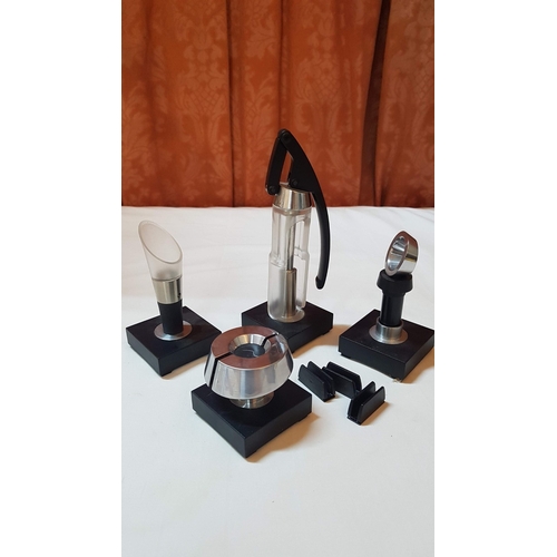 168 - L'Atelier du Vin - Carafe Cantatrice - Glass Decanter, Together Stylish Modern Wien Set. (2)