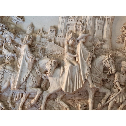 Framed 'Marcus Designs' Wall Plaque by 'D.H. Morton' Circa 1977
