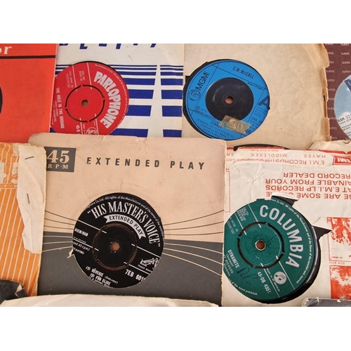 Large Collection of Assorted 45rpm Single Vinyl Records, See Multiple ...