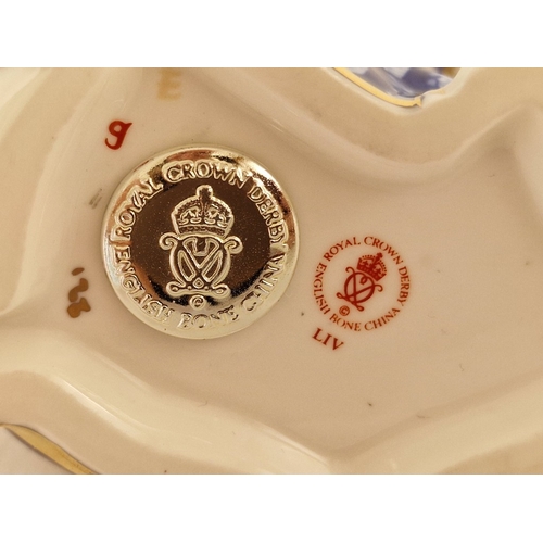 121 - Royal Crown Derby Dragon, Collectable English Bone China Paperweight