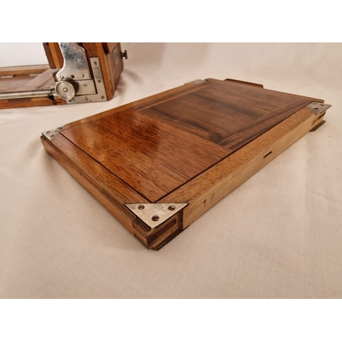 62 - Antique 'FKD' 13x18 Large Format Plate Accordion Camera, Made in the Soviet Union; Solid Wood Foldin... 