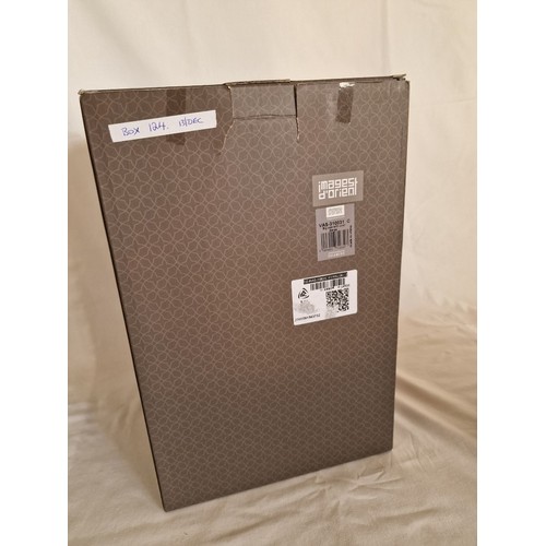 124 - Images D'Orient Large 'Zarqa' Vase, with Bold / Vibrant Repeating Evil Eye Pattern and Occasional Di... 