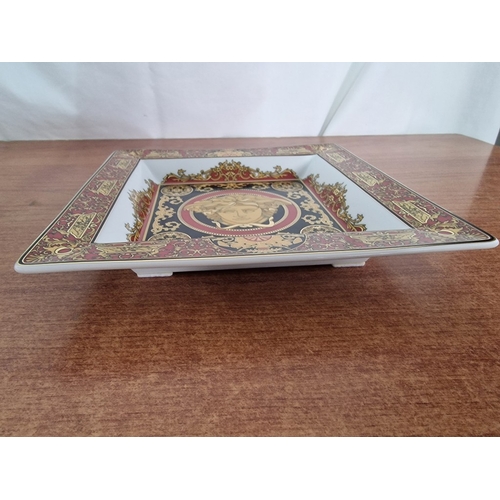 76 - Rosenthal VERSACE 'Ikarus Medusa' Square Plate / Dish, (Ref: 25822), in Original Box, (Approx. 21.5 ... 