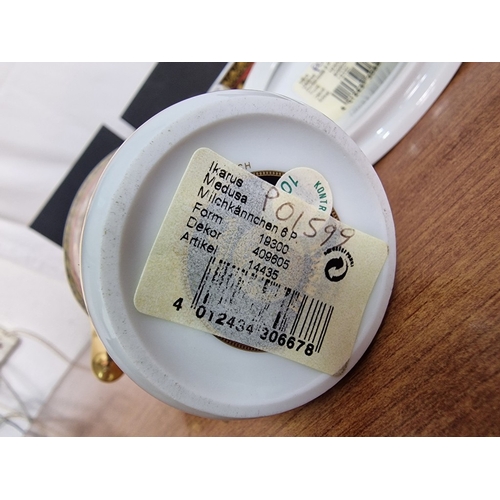 77 - Rosenthal VERSACE 'Ikarus Medusa' Coffee Pot, Lidded Sugar Bowl and Creamer / Milk Jug, with Origina... 