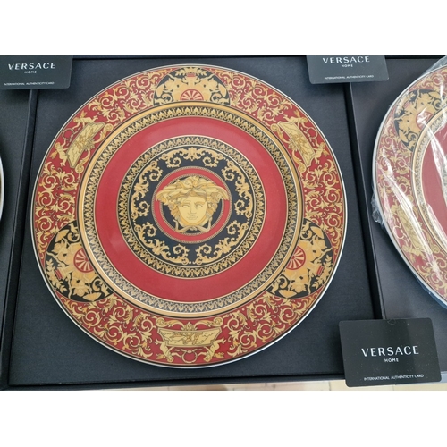 83 - Set of 6 x Rosenthal VERSACE 'Ikarus Medusa' Service Plates, (Ref: 10230), in Original Boxes, (Appro... 