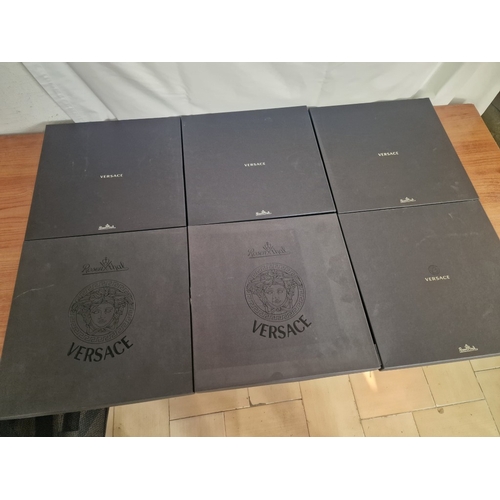 83 - Set of 6 x Rosenthal VERSACE 'Ikarus Medusa' Service Plates, (Ref: 10230), in Original Boxes, (Appro... 