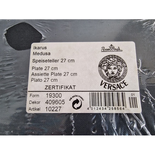 84 - Set of 6 x Rosenthal VERSACE 'Ikarus Medusa' Plates, (Ref: 10227), in Original Boxes, (Approx. Ø: 27... 