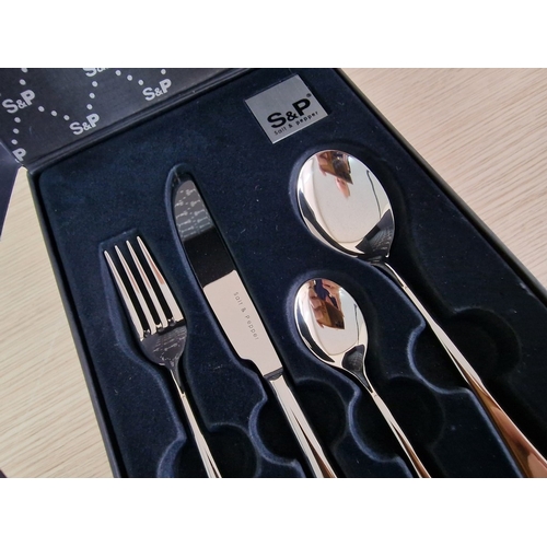 145 - S&P (Salt & Pepper) 18/10 Stainless Steel 24-Piece Cutlery Set, Unused in Original Box