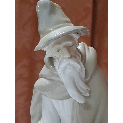 128 - Lladro, Spanish Porcelain, 'Medigo' Beggar Men & Dog  by  Juan Heurta, #1094, Circa 1981 (Approx. H:... 