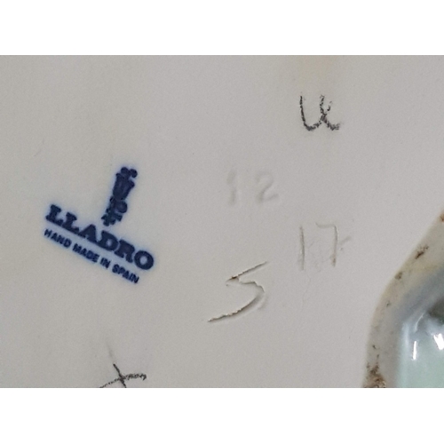 128 - Lladro, Spanish Porcelain, 'Medigo' Beggar Men & Dog  by  Juan Heurta, #1094, Circa 1981 (Approx. H:... 