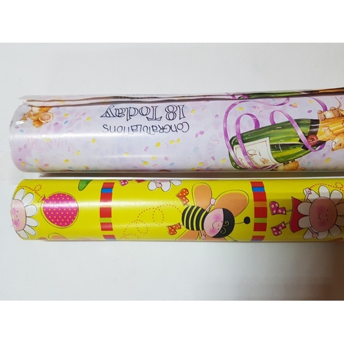 162 - Large Selection of Wrapping Paper with Christmas and Other Patterns, See Multiple Photos.