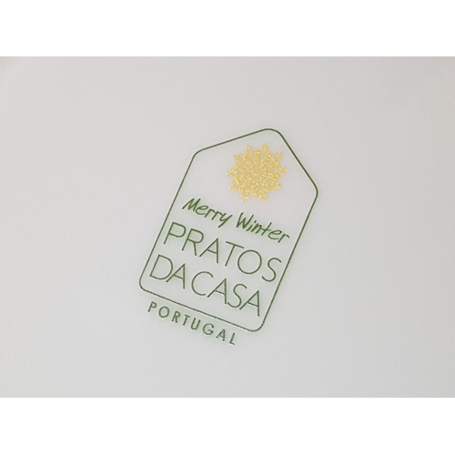 58 - 'Marry Winter' Pratos de Casa Portuguese Serving Dishes; Large Square Dish (Approx. 38cm x 38cm) and... 