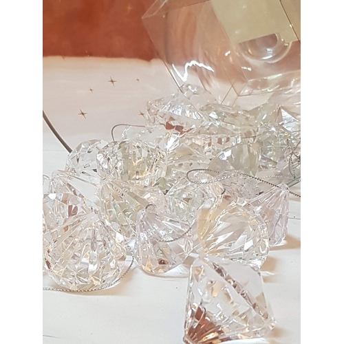 59 - Large Collection of Xmas Table Decor: Napkin Holders 16x, Glass Candle Holders 2x, Sweet Pedestal Bo... 