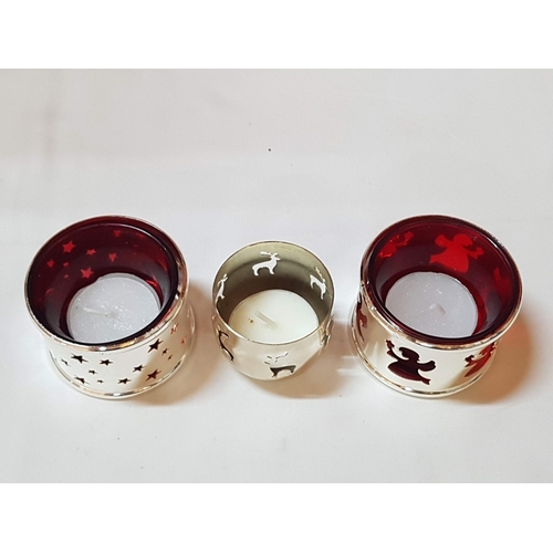 75 - Rare 'Fine' Collection of Various Candle Holders 4x (Approx. H: 10-13cm) and Tealights Holders 3x (A... 