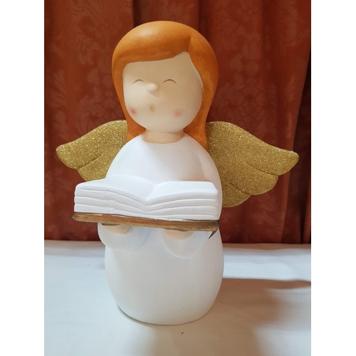 86 - White and Gold Festive Nostalgia, Collection of Stylish Christmas Decor; 2x 'Star' Bowls (Approx. Ø:... 