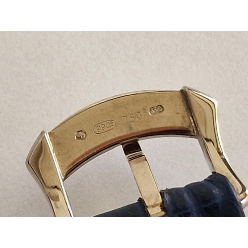 70C - Patek Philippe Gondolo 18ct White Gold Watch #4972, with Mother of Pearl Face and Diamond Encrusted ... 