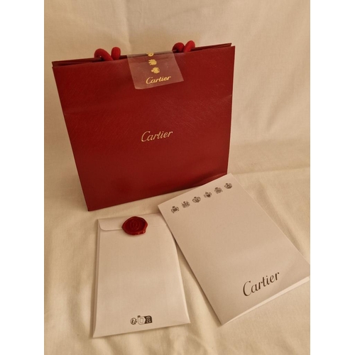 70 - Cartier Love Bracelet; 18ct White Gold with 6 x Diamonds, Size: 17, with Matching White Gold Screwdr... 