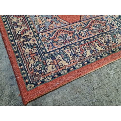 617D - Carpet and Runner, in Traditional Patterns, (Largest Approx. 60 x 114cm), (2)