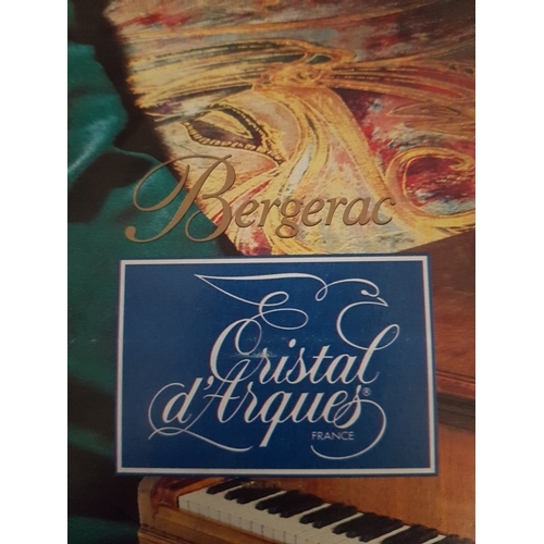 622D - Set of 'Bergerac' d'Arques Crystal Tumblers (Whisky Glasses), Original Box.  (6)