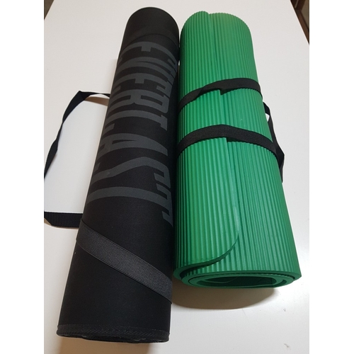 632D - Gym Accessories; Wooden Pelvic Correction Device and Pair of 2kg (Each) Vinyl Dumbbells, 2x Exercise... 