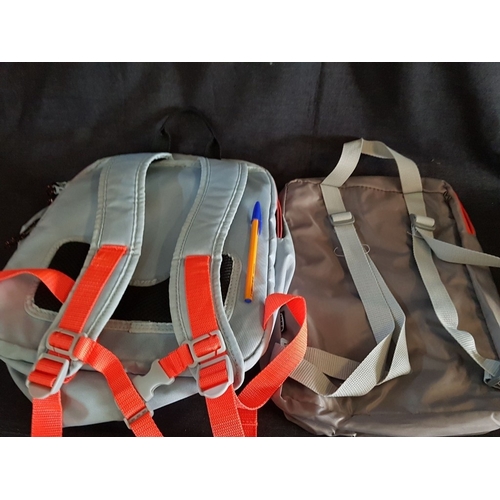 638D - 2x Unisex Sports Backpacks (HEAD and One Other). (2)