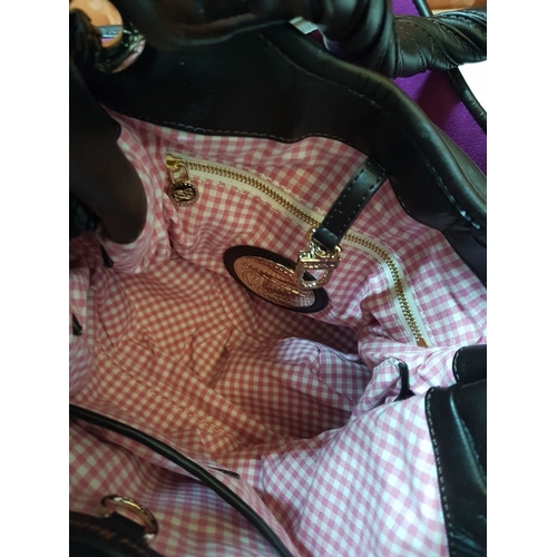 653D - French Luxury Brigitte Bardot BB Lancel Fuchsia in Velvet Handbag/Crossbody Bag, Model: BB Bucket Ba... 