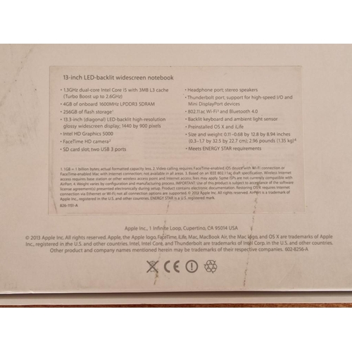 676D - Apple MacBook Air Laptop, (Model A1466), 13-inch LED Backlit Widescreen Notebook, 4GB RAM, 256GB HD,... 