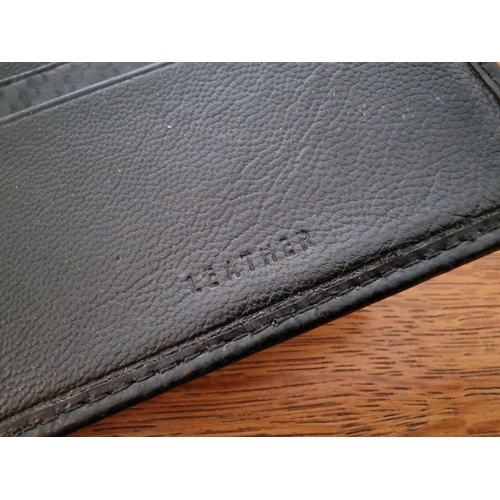 626B - Calvin Klein Black Leather Bi-Fold Wallet