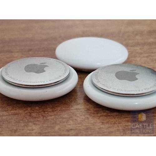 147 - 3 x Apple AirTags, White Colour, Untested, (3)