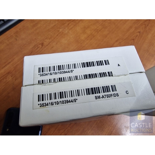 66 - 2 x Samsung Mobile Phones; Galaxy A7 and Galaxy A6+, * Both Tested and Working, Both A/F, One Screen... 