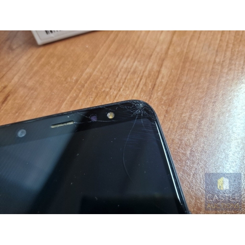 66 - 2 x Samsung Mobile Phones; Galaxy A7 and Galaxy A6+, * Both Tested and Working, Both A/F, One Screen... 