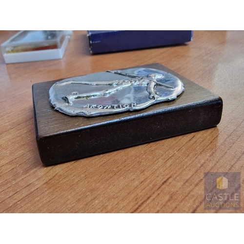 117 - Collection of Interesting Items; Greek Silver Javelin (.950) Mounted on Wood, Together with Henry Fo... 