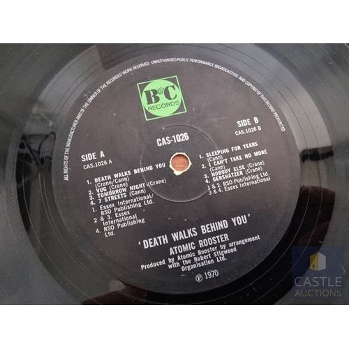 44 - Atomic Rooster 'Death Walks Behind You' LP Vinyl Record, (CAS.1026, 1970)