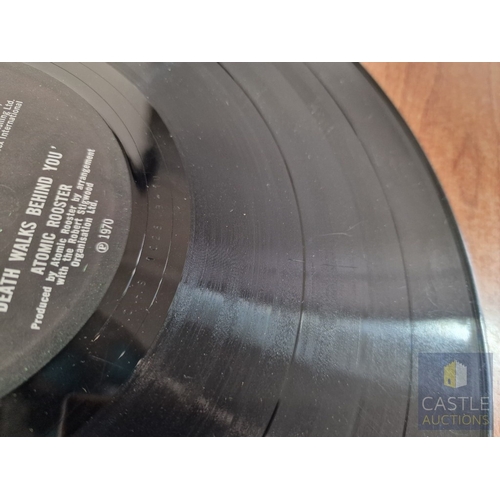 44 - Atomic Rooster 'Death Walks Behind You' LP Vinyl Record, (CAS.1026, 1970)