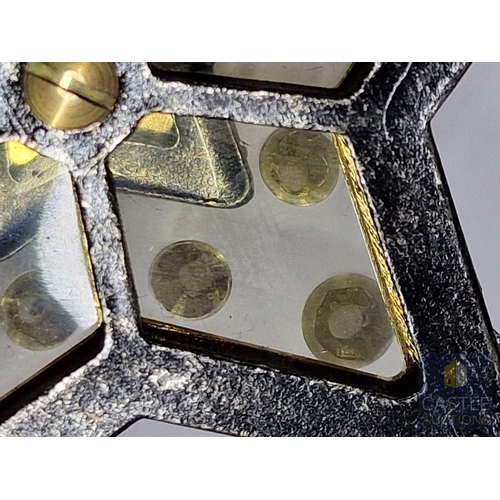 47 - LANVIN Paris, 'Altair Star Necklace', a Striking Piece with 3 x Large Crystal Set Star Shaped Pendan... 