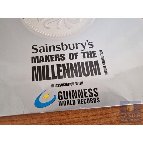 124 - Sainsbury's 'Makers of the Millennium' Medal Collection, in Association with Guinness World Records;... 